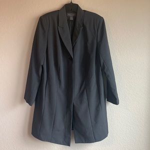 Vintage Working Classics Women’s grey long suit jacket.